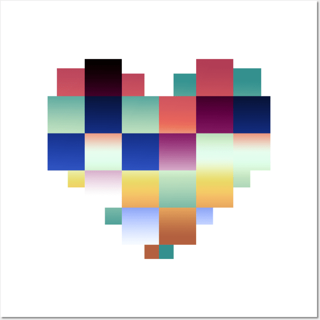 A Square Heart Wall Art by jkim31